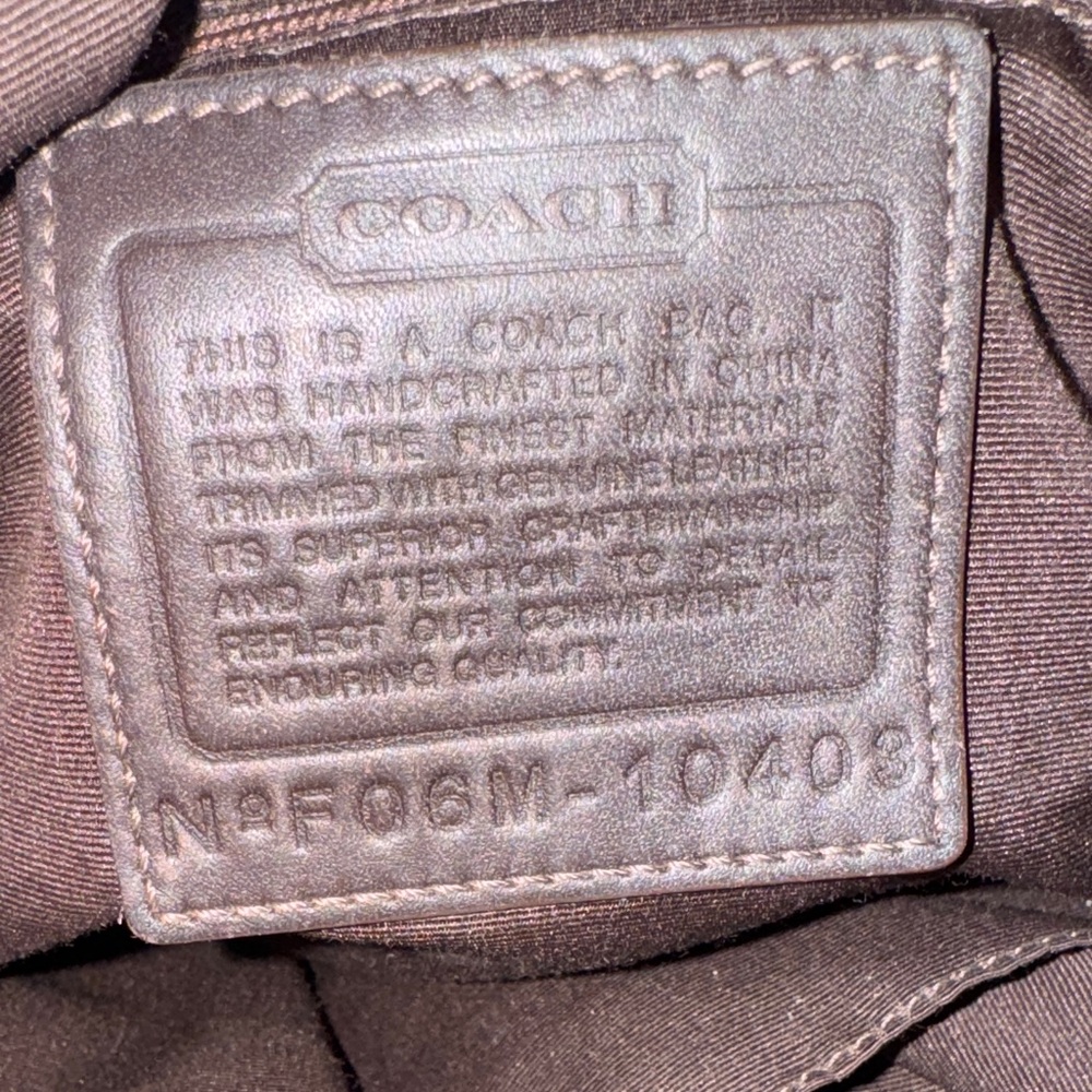 🥂VINTAGE COACH🥂 C monogram Patterned Crossbody … - image 5